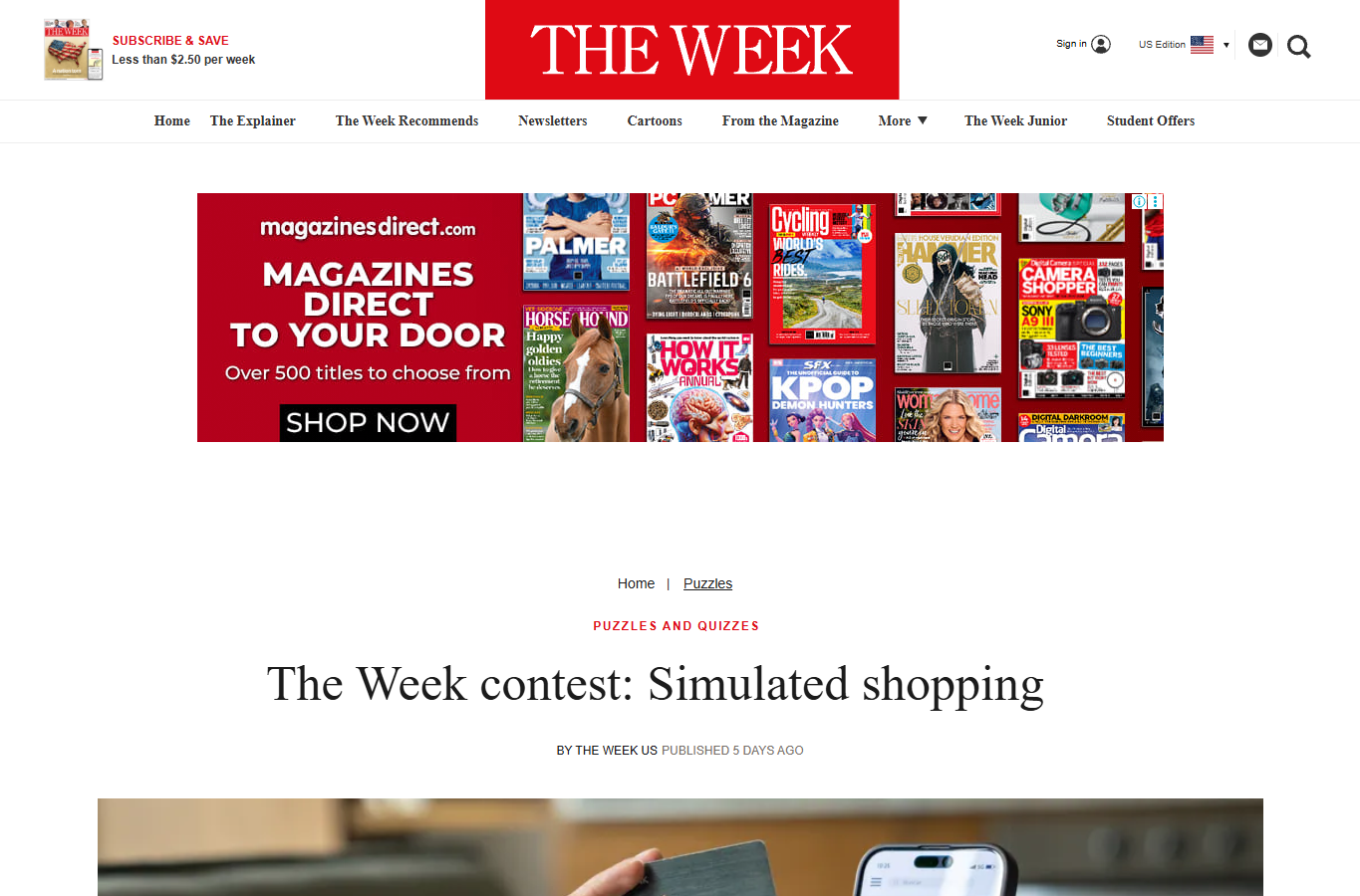 The Week source screenshot visual snapshot