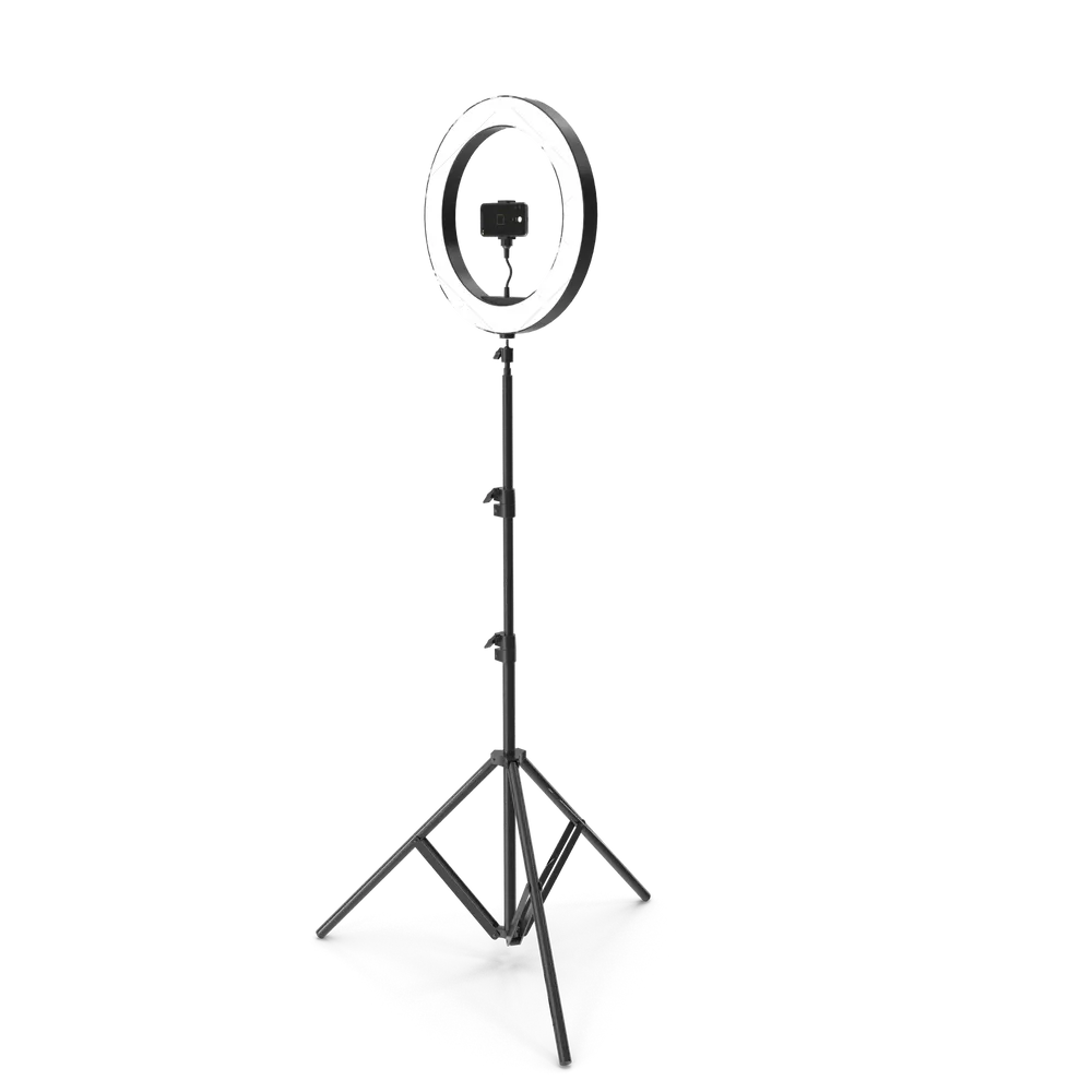 Selfie Lamp with iPhone view 1