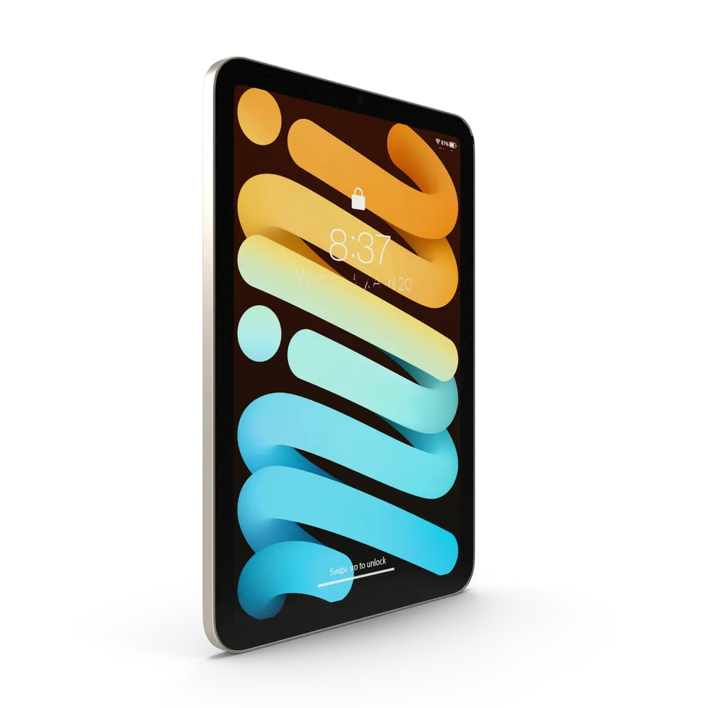 iPad Mini 2021 Starlight view 4