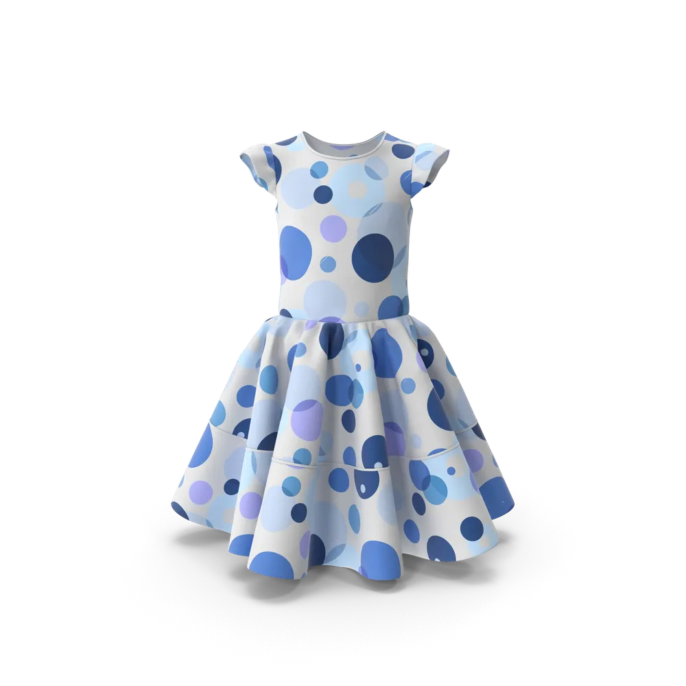 Blue Frock view 1