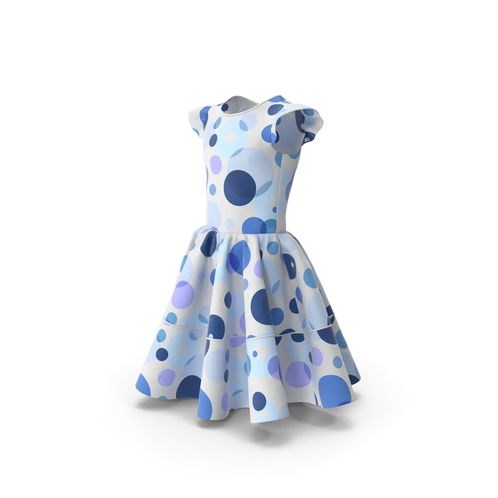 Blue Frock view 2