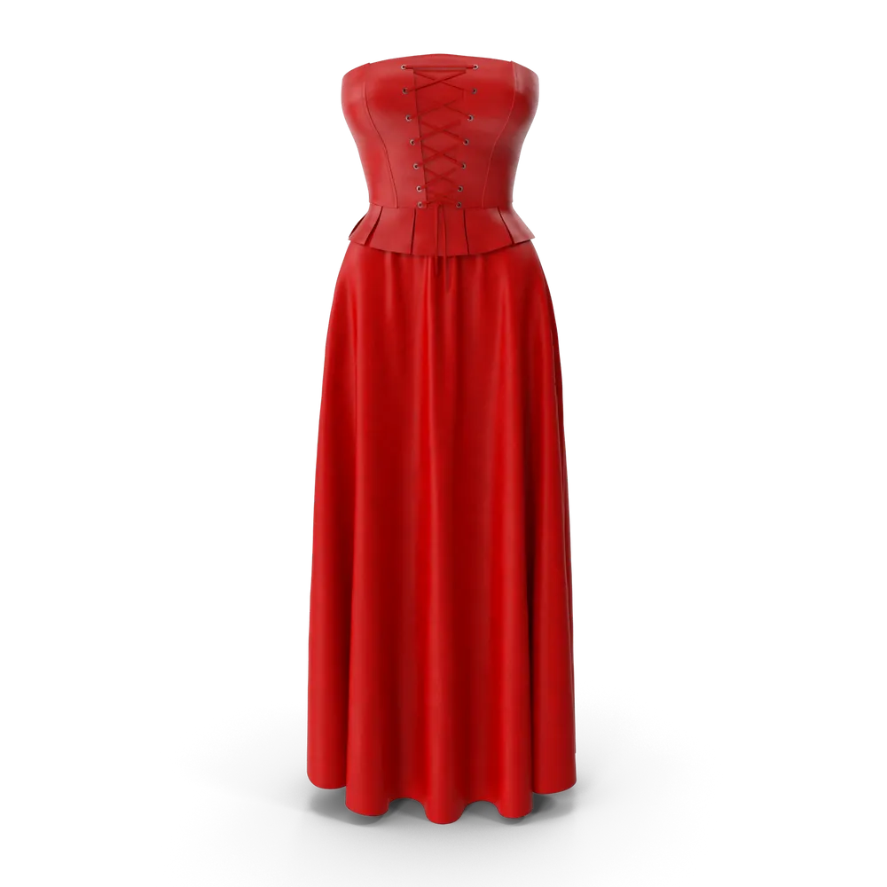 Corset Leather With Skirt view 1