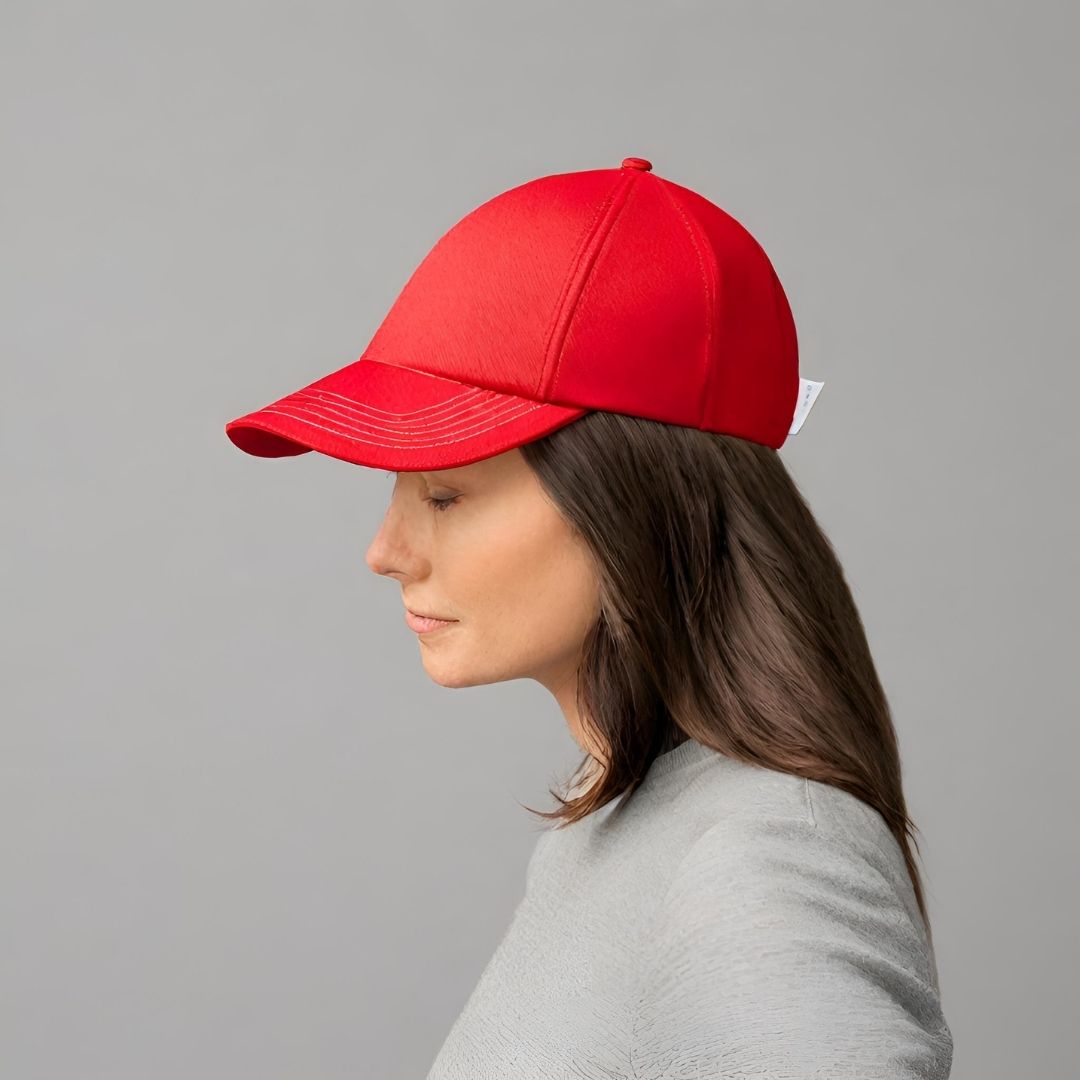 Classic Red Baseball Cap view 2