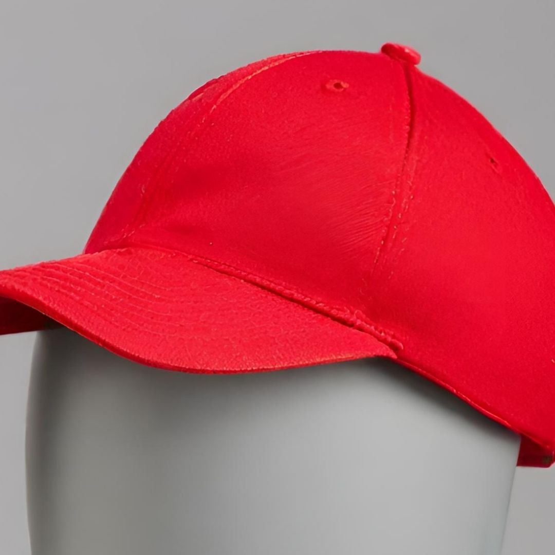 Classic Red Baseball Cap view 3