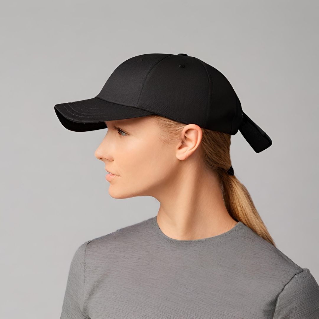 Classic Black Baseball Cap view 2