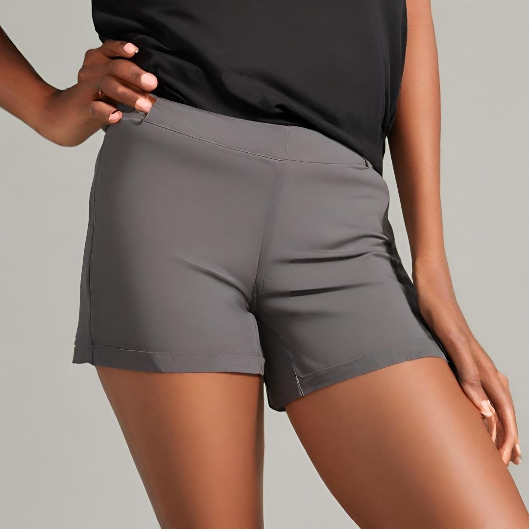 Classic High-Waisted Athletic Shorts view 2