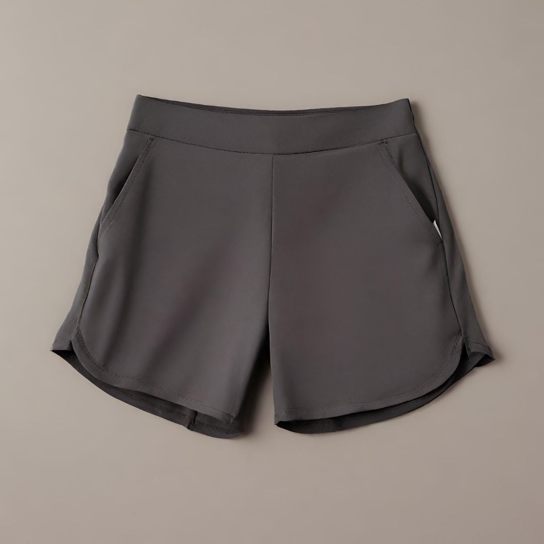 Classic High-Waisted Athletic Shorts view 3