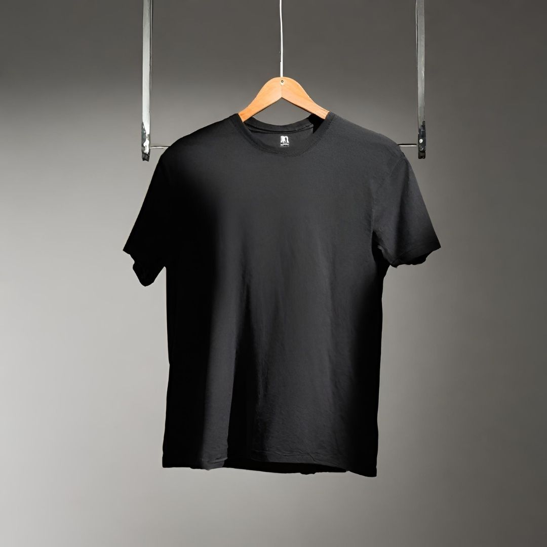 Classic Black T-Shirt view 3