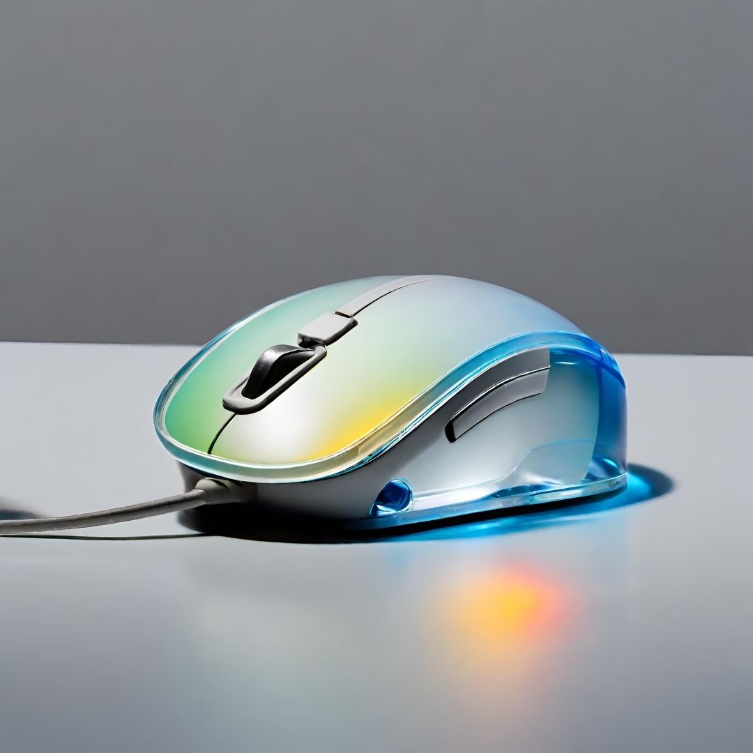 Sleek Wireless Computer Mouse view 2