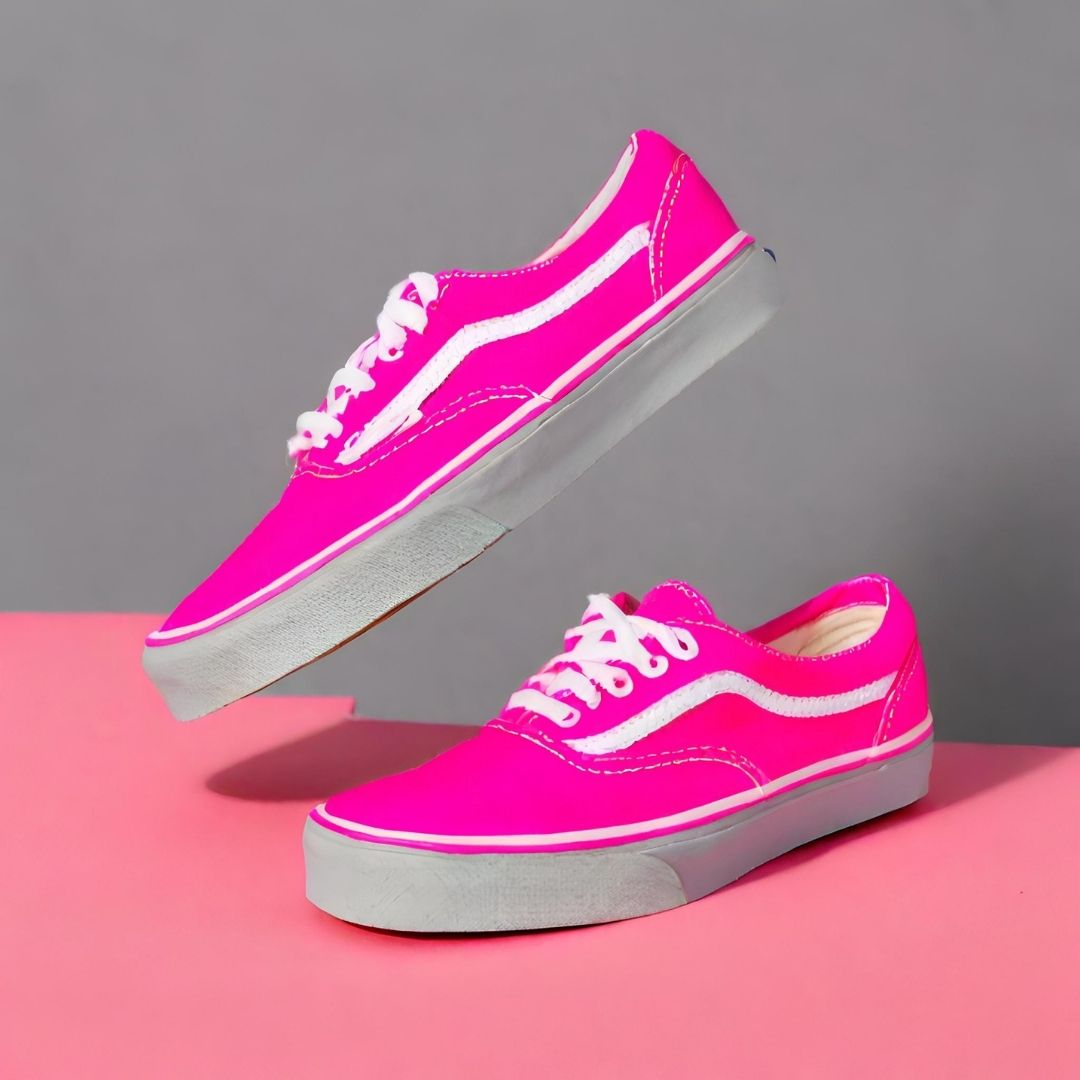 Vibrant Pink Classic Sneakers view 1
