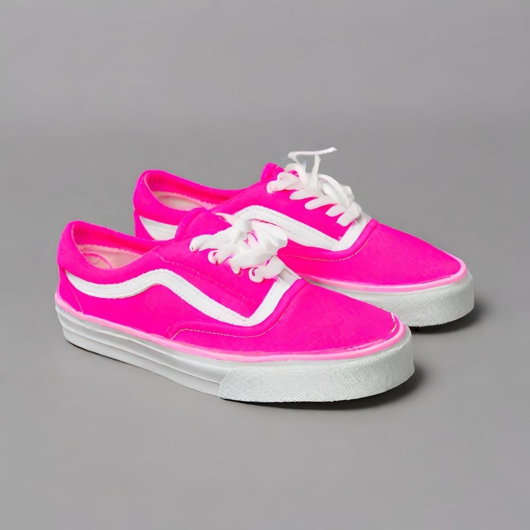 Vibrant Pink Classic Sneakers view 2