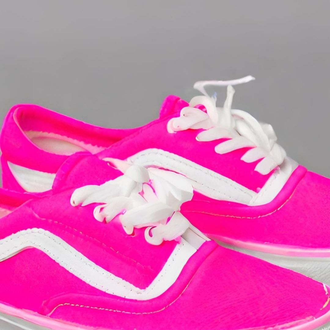Vibrant Pink Classic Sneakers view 3