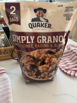 SIMPLY GRANOLA OATS, HONEY, RAISINS & ALMONDS view 1