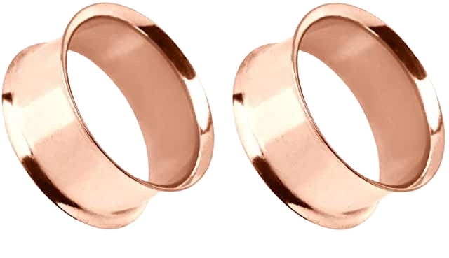 Pierced Owl Rose Gold Plated Stainless Steel Double view 1