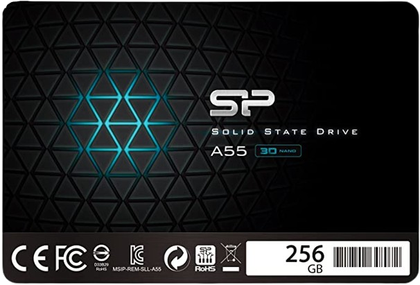 Silicon Power 256GB SSD 3D NAND A55 SLC Cache Performance Boost SATA III 2.5 view 1