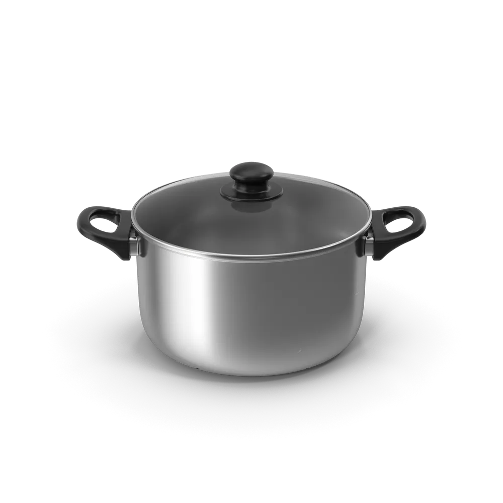 Silver Pot With Glass Cap view 1