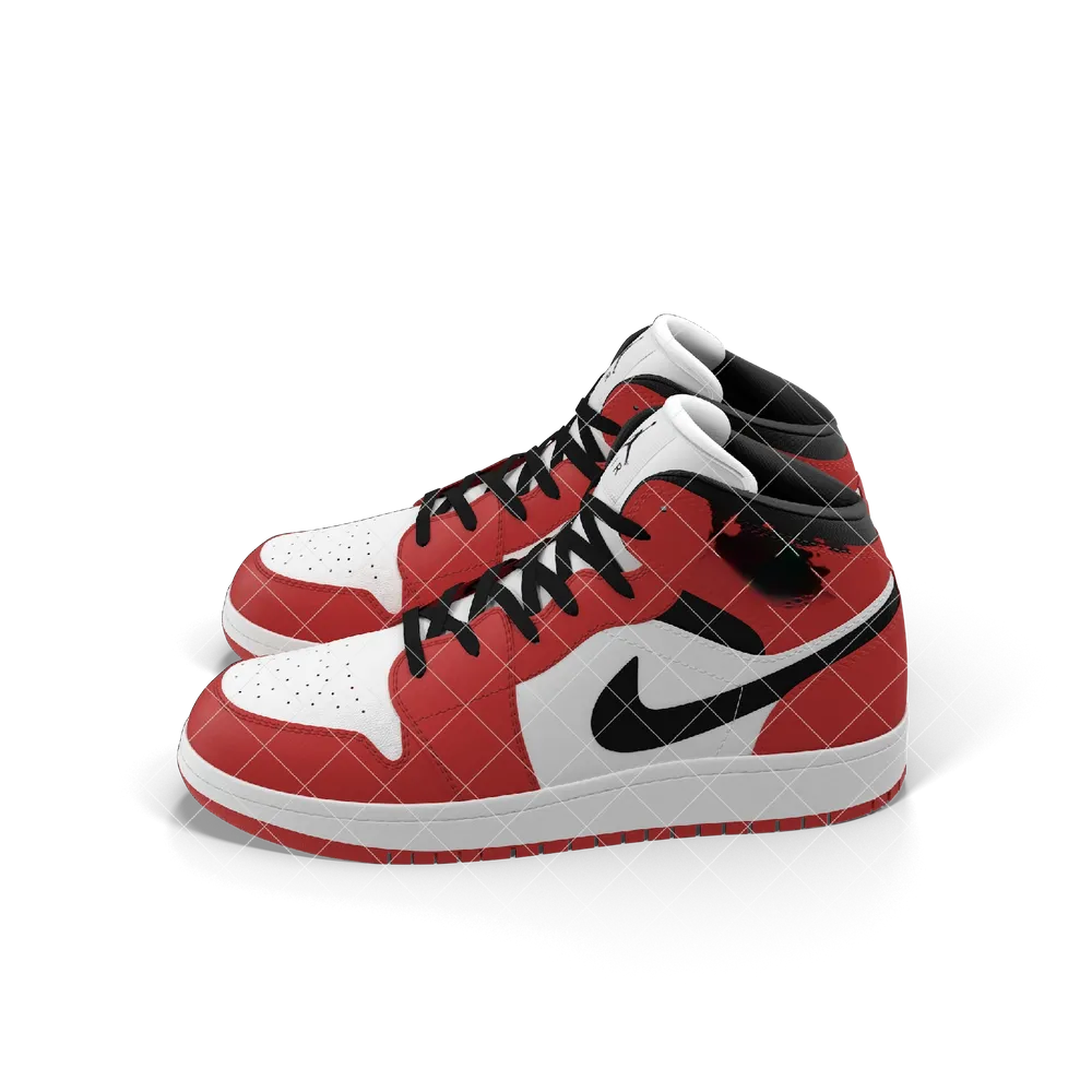 Nike Air Jordan 1 Red And Black view 2