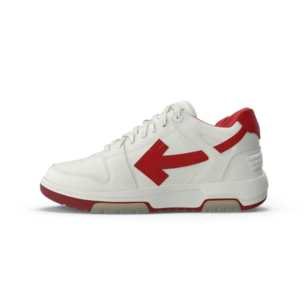 Sports Sneakers Off White & Red view 1