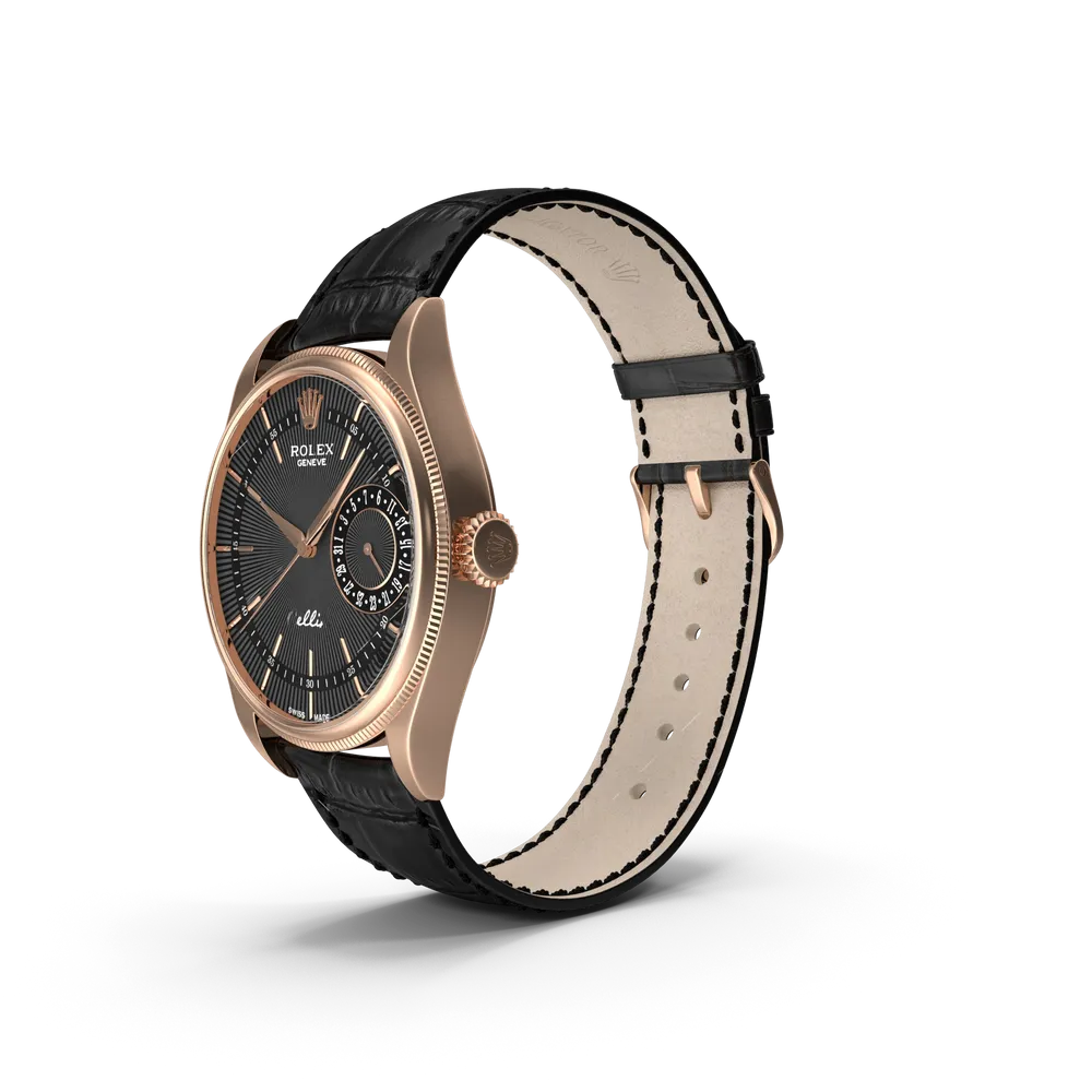 Rolex Cellini Date Black Dial view 2